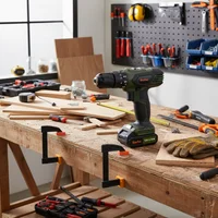 Taladro percutor inalámbrico 12 V con 29 accesorios