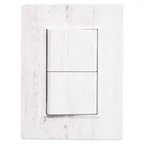 Placa armada Patina gris 2 unipolar