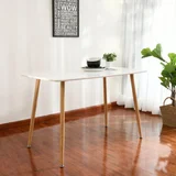 Mesa de comedor rectangular de MDF Julieta blanca