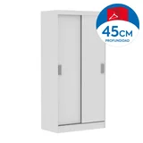 Placard 2 puertas corredizas blanco