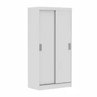 Placard 2 puertas corredizas blanco
