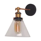 Aplique interior con tulipa de vidrio 1 luz E27
