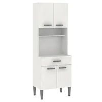 Armario para horno Córdoba 4 puertas 1 cajón 60 cm blanco