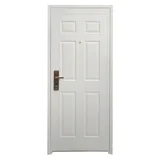 Puerta exterior de acero blanca 86 cm izquierda