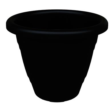 Maceta redonda 35 cm negra
