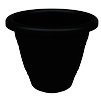 Maceta redonda 35 cm negra