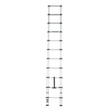 Escalera telescópica de aluminio 11 escalones 3.20 m