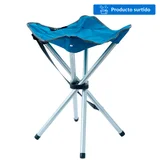Banquito plegable 4 patas varios colores