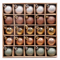 Set de 25 esferas multicolor 3 cm