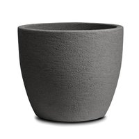 Maceta Andina de plástico 39.5 cm gris