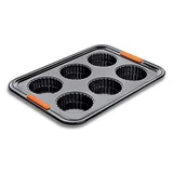 Molde para 6 muffins negro