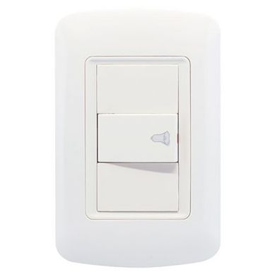 Armado 1 interruptor para timbre blanco