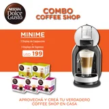 Cafetera para capsulas Mini Me blanca