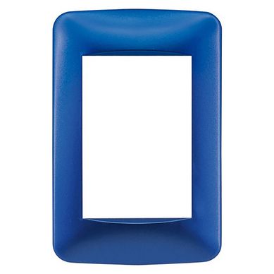 Plaqueta con bastidor Reggio azul mate