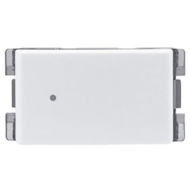 M�dulo Halux interruptor unipolar blanco