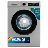 Lavarropas automático carga frontal LENX765DS 6kg plateado