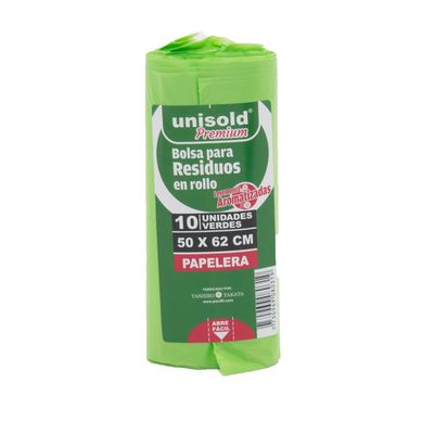 Pack de 20 bolsas de basura negra 50 x 70 cm