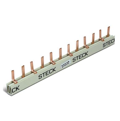 Puente conector 2 x 6 12 polos 80 amp