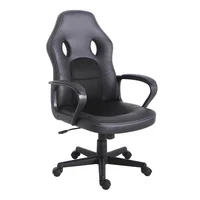 Silla gamer negra regulable