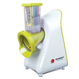 Rallador eléctrico blanco y verde