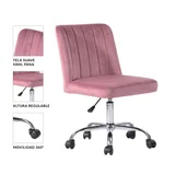 Silla de oficina Maker rosa