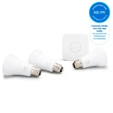 Hue starter + 3 lámparas de luz LED A60 9.5 w E27 white/color