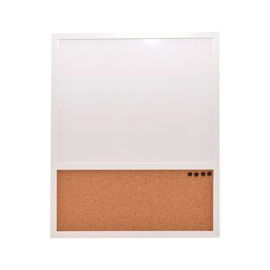 Pizarra de corcho blanca 40 x 50 cm