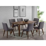 Juego de comedor Alicia 1 mesa y 6 sillas