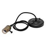 Portalámpara Vintage de metal bronce antique 1 luz E27