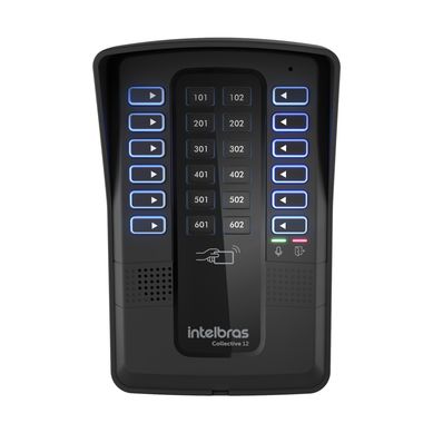 Portero el�ctrico p/12 apto negro