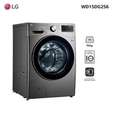 Lavarropas automático carga frontal WD15DG2S6 15kg plateado
