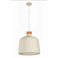 Lámpara de techo colgante blanca 1 luz E27