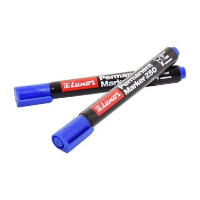 Pack de 2 marcadores permanente 250 azul