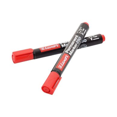 Pack de 2 marcadores permanente 250 rojo