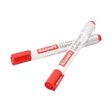 Pack de 2 marcadores para pizarrn rojo