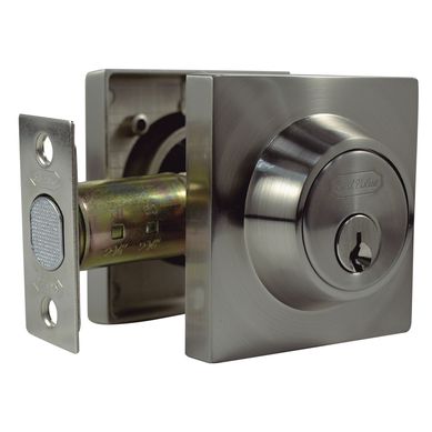 Cerradura auxiliar metal niquelado
