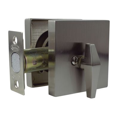 Cerradura auxiliar metal niquelado