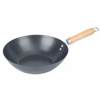 Wok de acero carbono antiadherente 28 cm