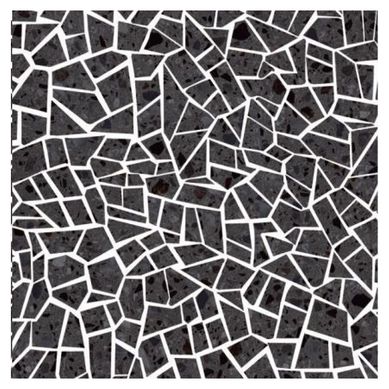 Porcelanato Mystone negro y blanco mate 60x60 cm