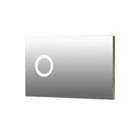 Espejo de baño con luz led 60 x 100 cm transparente