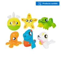Juguetes inflables miniatura para baño