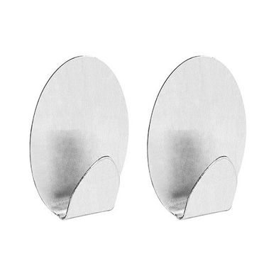 Pack de 3 ganchos oval con adhesivo