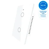 Llave de luz 2 teclas smart blanca