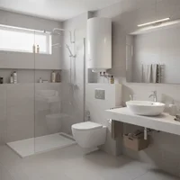 Calefón eléctrico de acero 100 L tiro natural