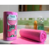 Pack de 30 bolsas de basura rosa 50 x 62 cm