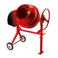 Hormigonera portátil 140 L con volante