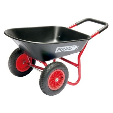 Carretilla 80 L tolva pl�stica 2 ruedas