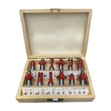 Set de 12 fresas para fresadora o router eje 12 mm