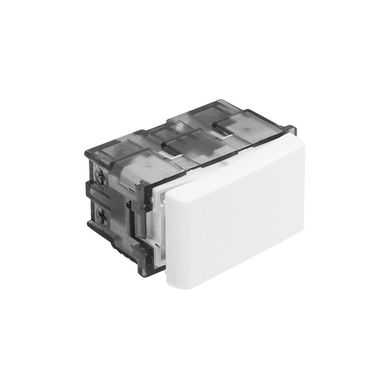 Modulo interruptor unipolar 250 V blanco