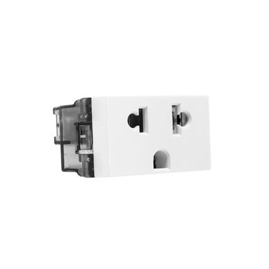 Modulo 1 toma Euro 2 P + T 16 A 4 blanco
